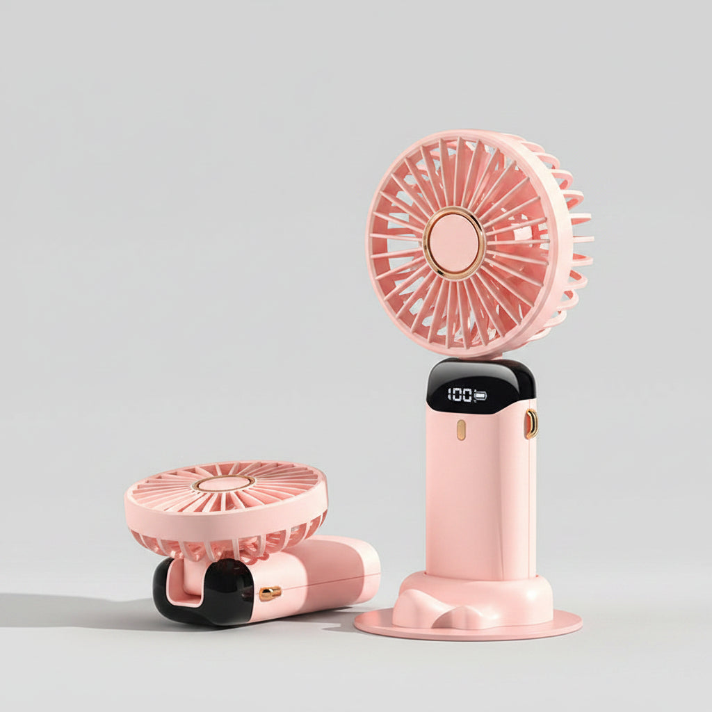 Port de charge USB du mini ventilateur à main rechargeable Fraîcio
